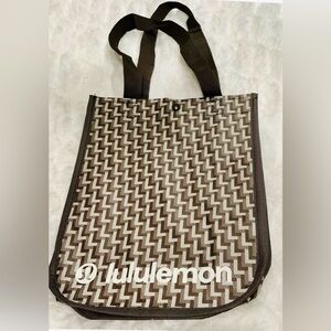 NEW Lululemon Brown Small Lunch Tote Bag